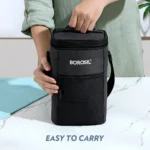 CarryMe Insulated Round Stainless Steel Lunchbox