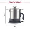 BOROSIL Quick Multipurpose Electric Kettle - Image 4