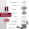 BOROSIL Quick Multipurpose Electric Kettle - Image 5