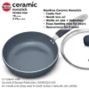 Induction Compatible Ceramic Nonstick Frying Pan 19 cm with Glass Lid - Image 4