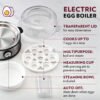 BOROSIL Electric Egg Cooker (7 Eggs) - Image 3